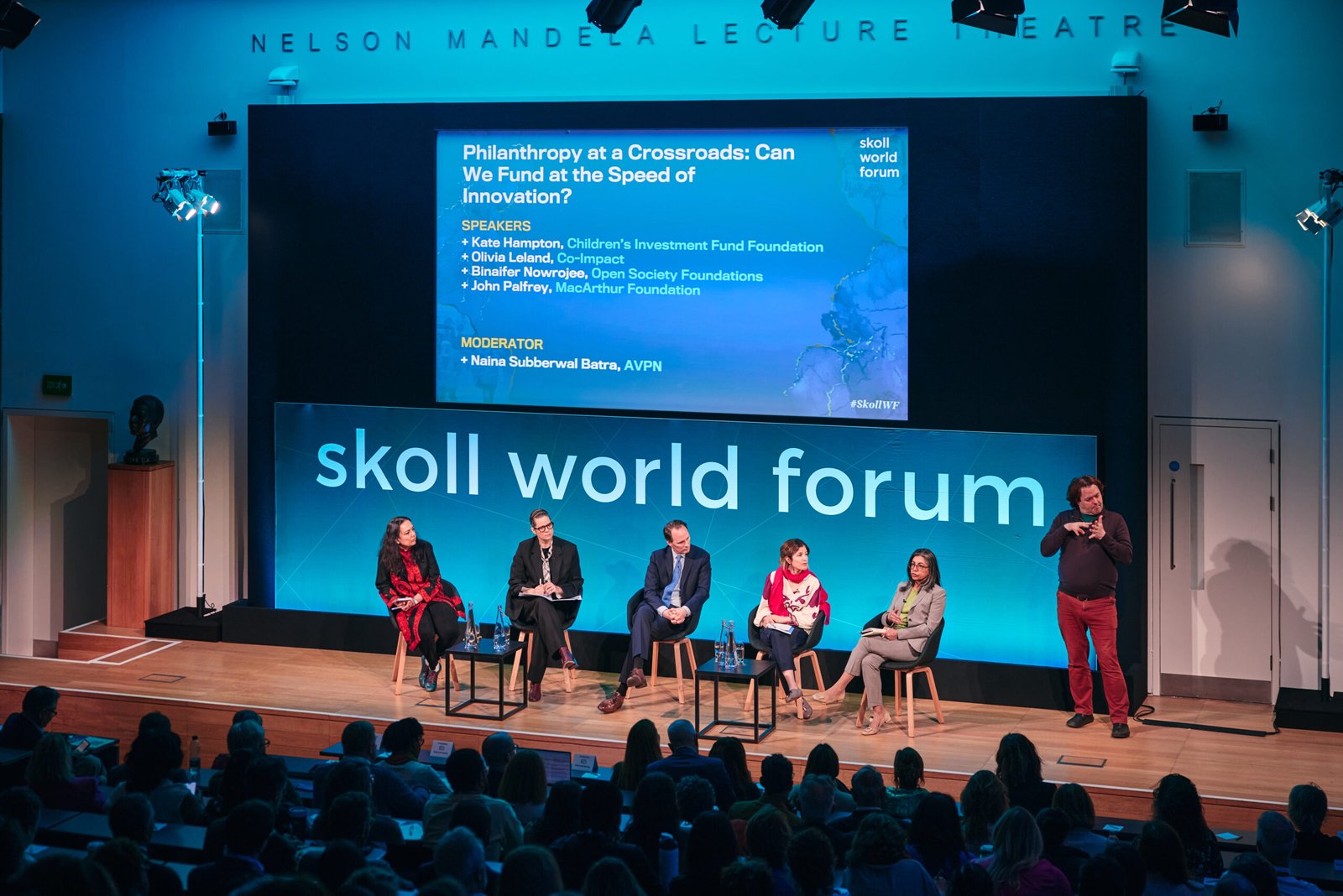 Image of the panelists at the Skoll World Forum: https://flic.kr/p/2qVxWsp